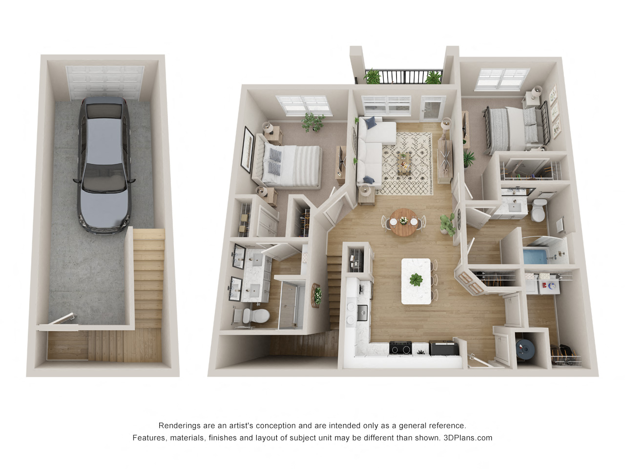 Floor plan layout diagram for B2G